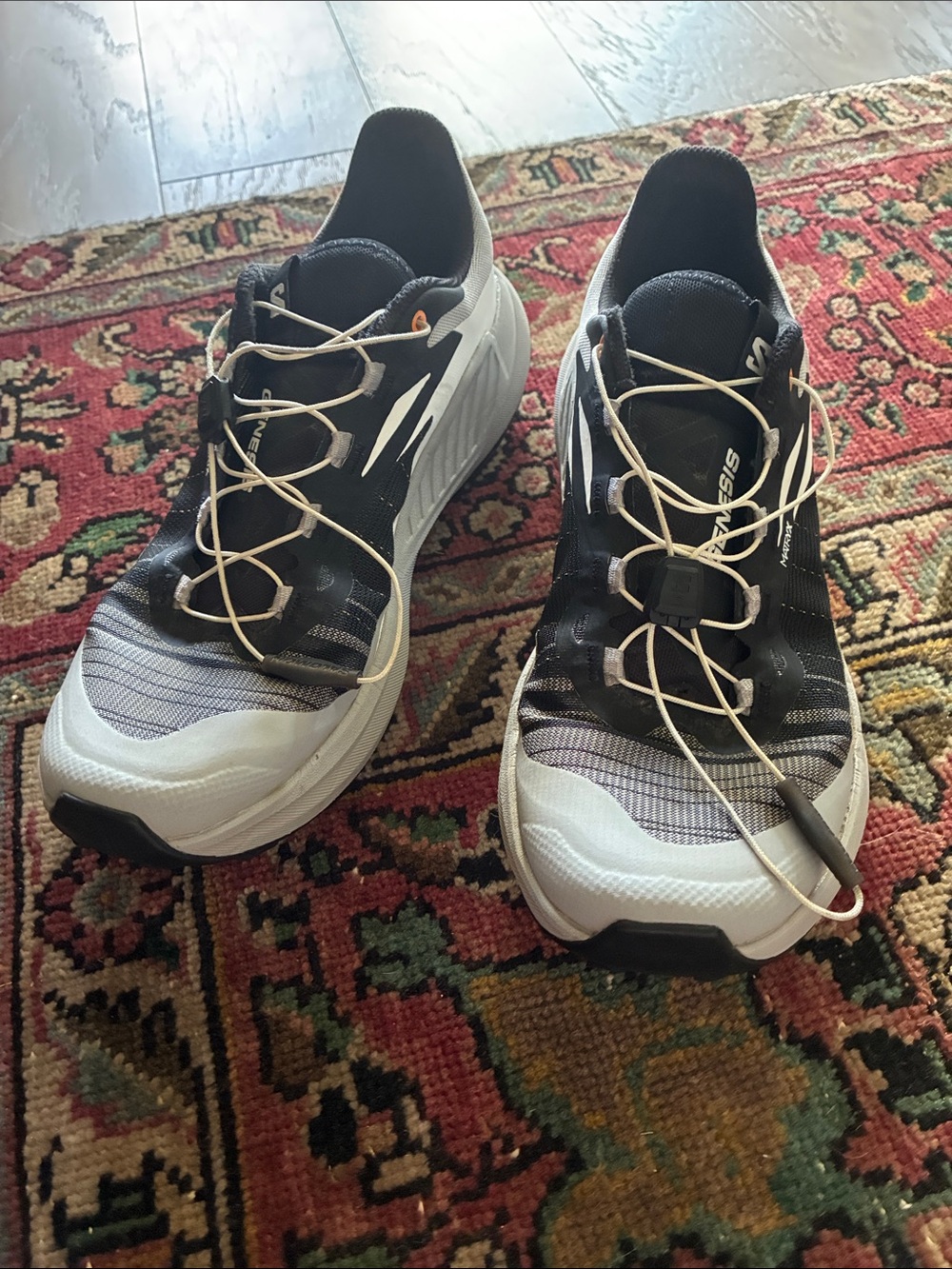 Salomon Black and Gray Trail-Style Men's Athletic Shoes